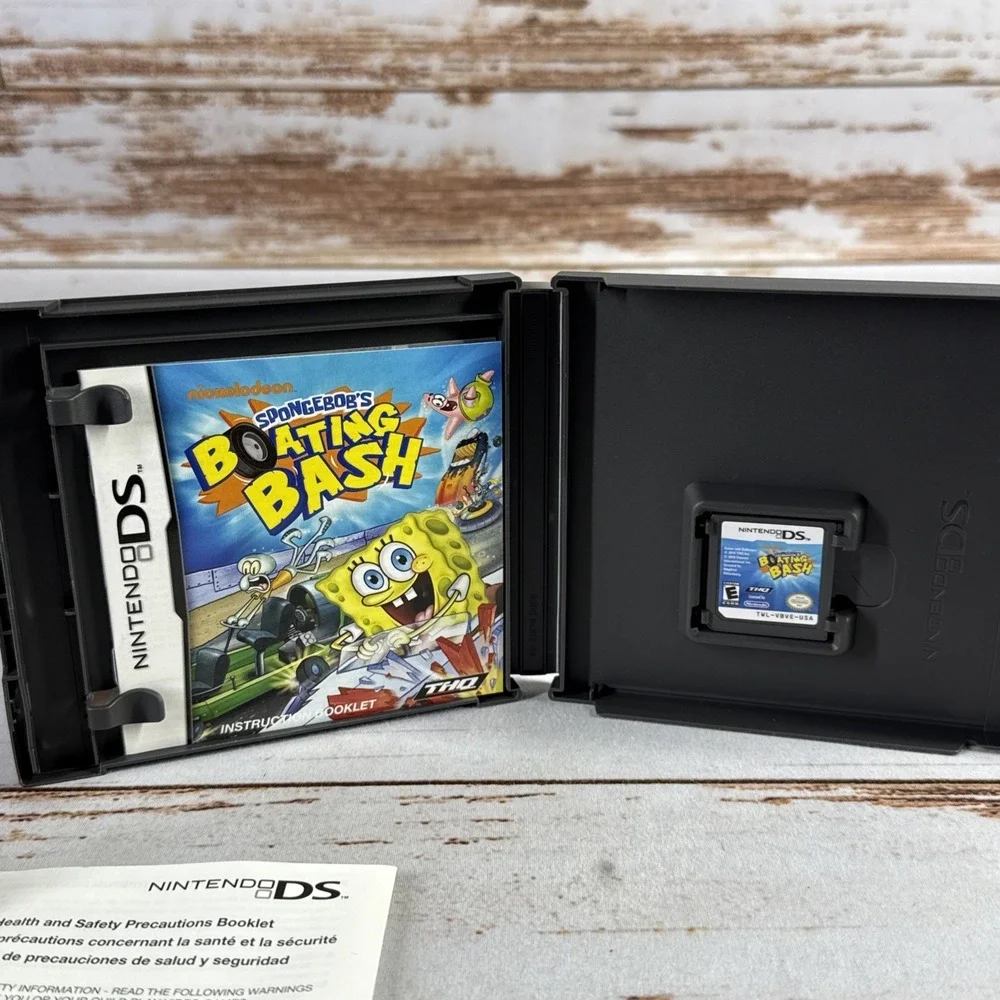 SpongeBob's Boating Bash Nintendo DS 2010 Complete Tested